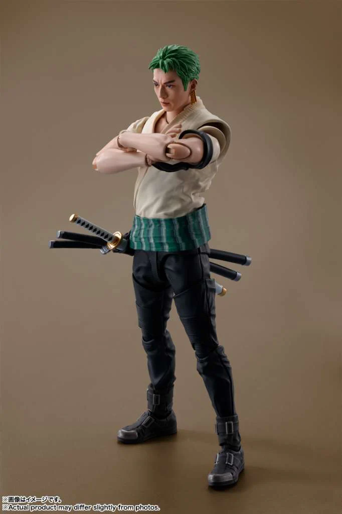 BANDAI - One Piece Netflix Roronoa Zoro S.H. Figuarts Action Figure - Image 3