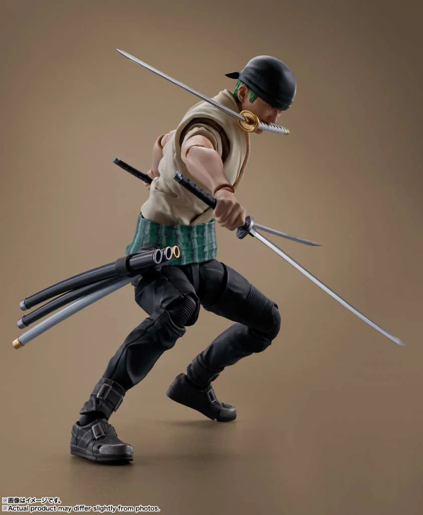 BANDAI - One Piece Netflix Roronoa Zoro S.H. Figuarts Action Figure - Image 6
