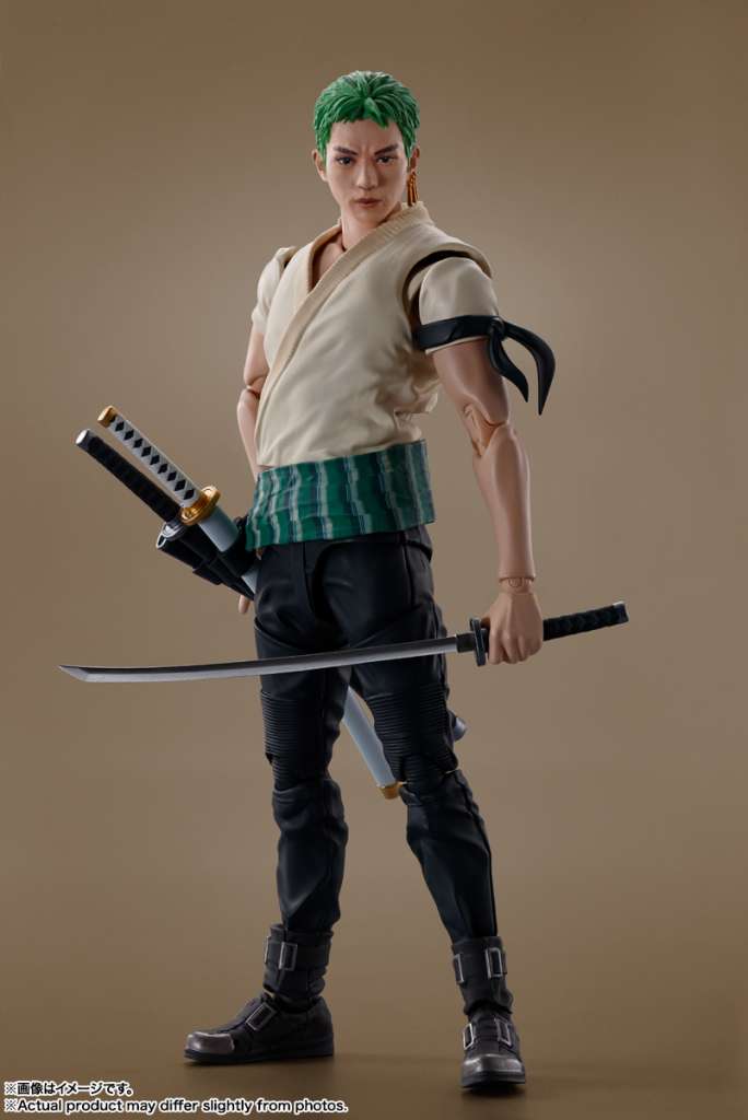 BANDAI - One Piece Netflix Roronoa Zoro S.H. Figuarts Action Figure - Image 8