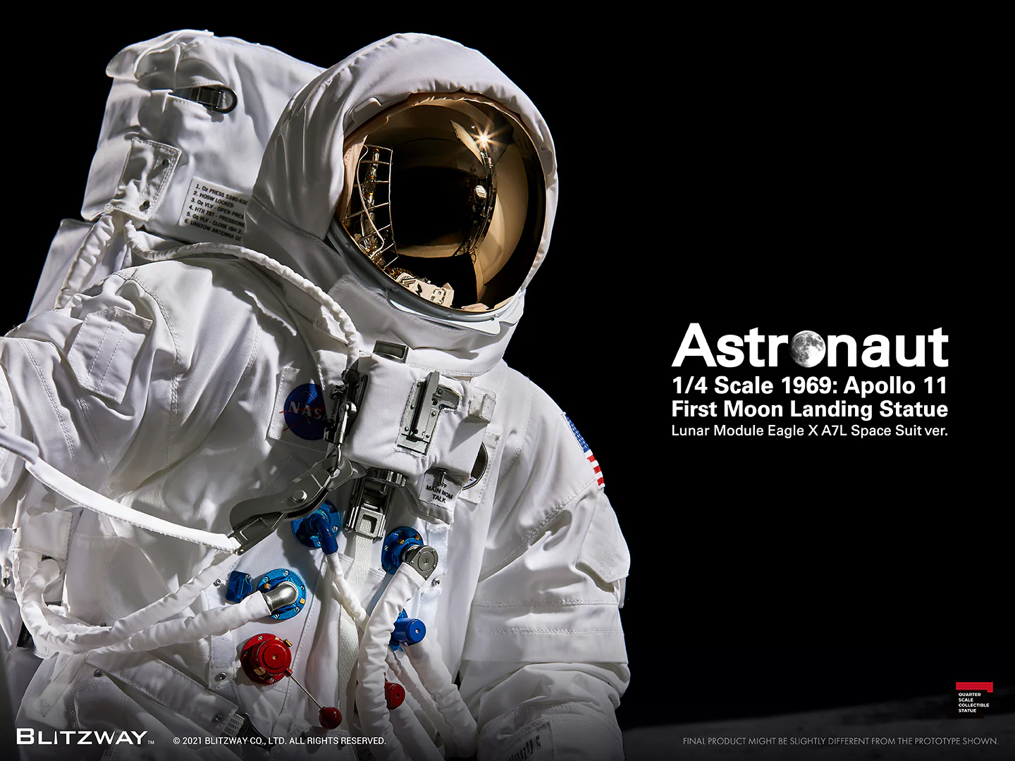 BLITZWAY - APOLLO 11 - Astronaut LM-5 A7L  First Moon Landing 1/4 - Image 8