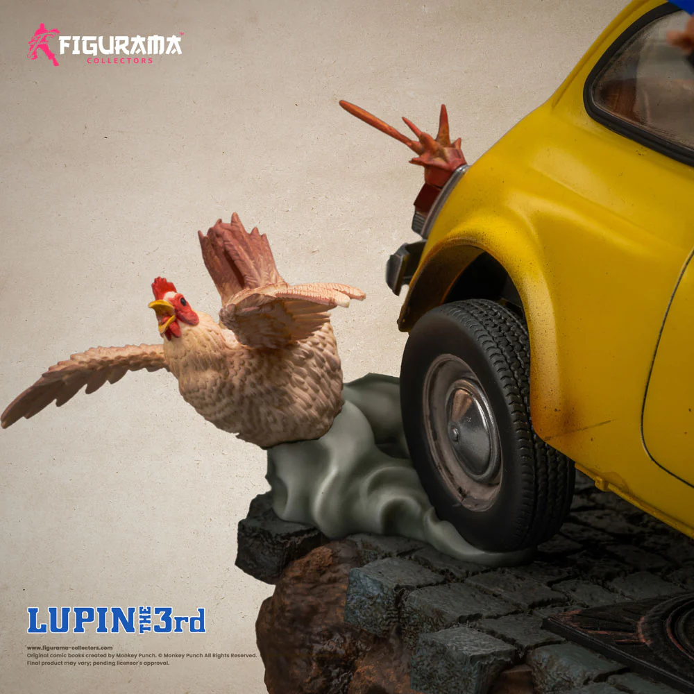 FIGURAMA - Lupin III Elite Diorama Statue 1/8 Lupin, Jigen & Fujiko - Image 6