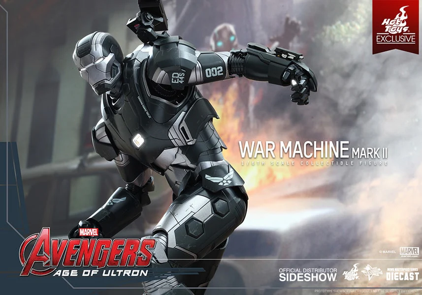 HOT TOYS - Marvel - Avengers Age of Ultron - War Machine Mark II - Die Cast Movie Masterpiece 1:6 Action Doll - Image 3