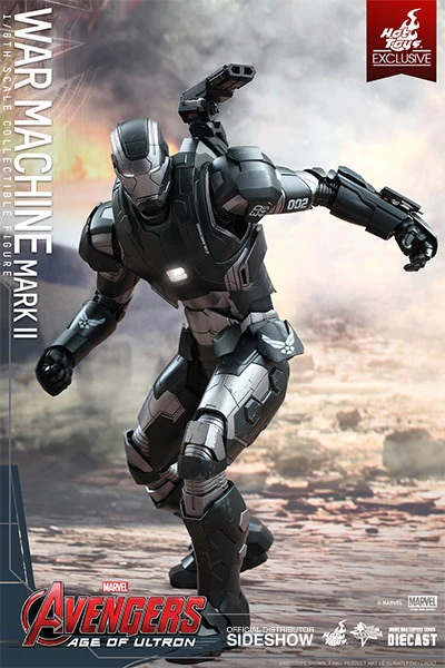 HOT TOYS - Marvel - Avengers Age of Ultron - War Machine Mark II - Die Cast Movie Masterpiece 1:6 Action Doll - Image 6