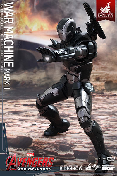 HOT TOYS - Marvel - Avengers Age of Ultron - War Machine Mark II - Die Cast Movie Masterpiece 1:6 Action Doll - Image 7