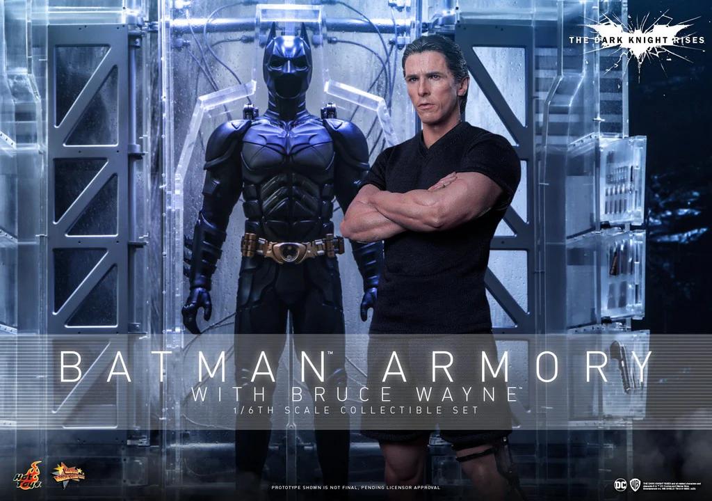 HOT TOYS - Dc Comics - Batman Armory with Bruce Wayne 1:6 Action Doll Set  MMS702 - Image 10
