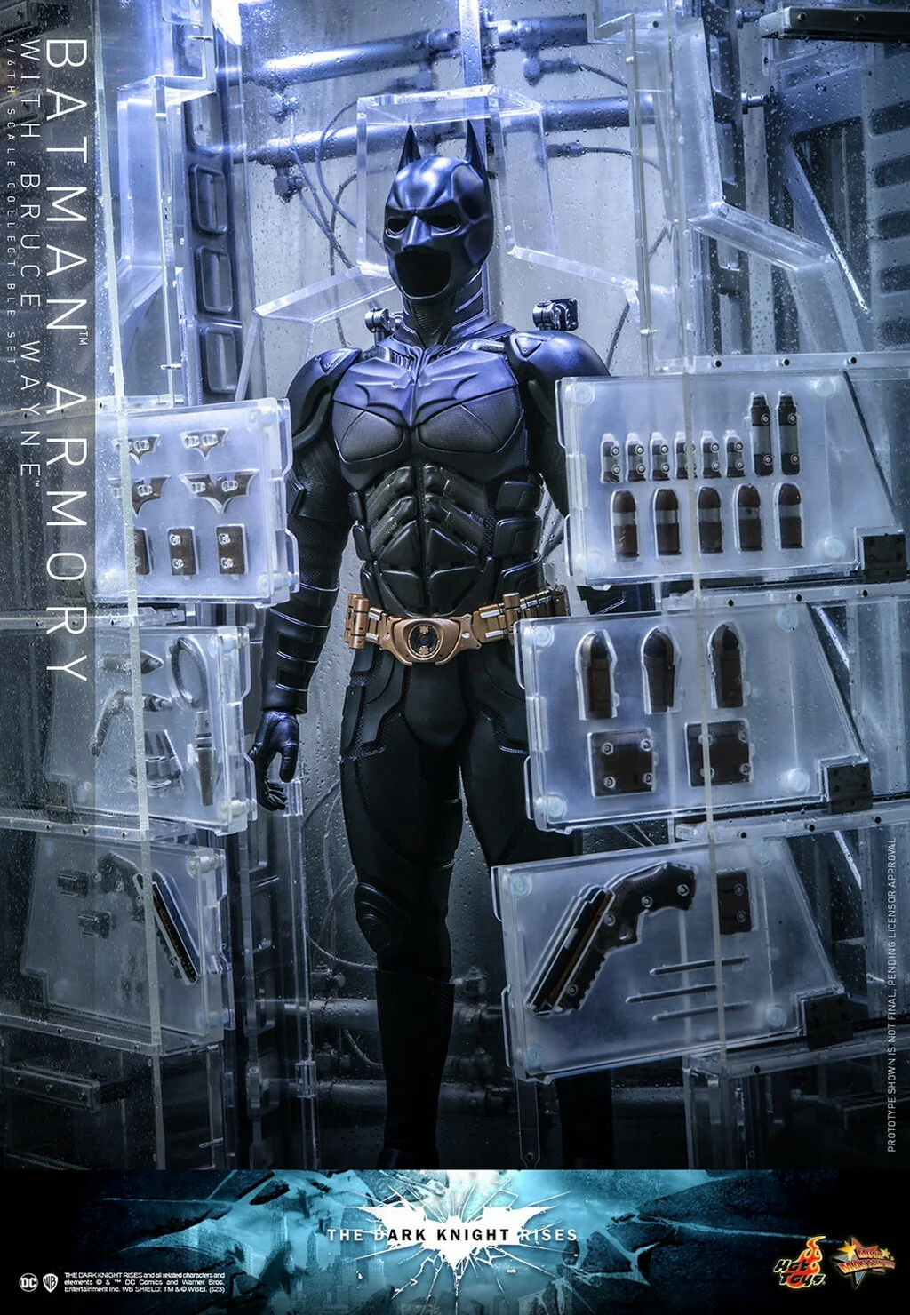 HOT TOYS - Dc Comics - Batman Armory with Bruce Wayne 1:6 Action Doll Set  MMS702 - Image 11