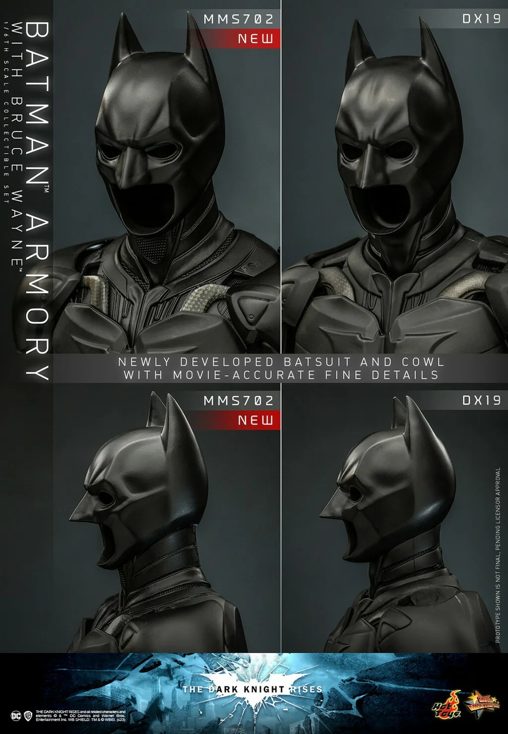 HOT TOYS - Dc Comics - Batman Armory with Bruce Wayne 1:6 Action Doll Set  MMS702 - Image 4