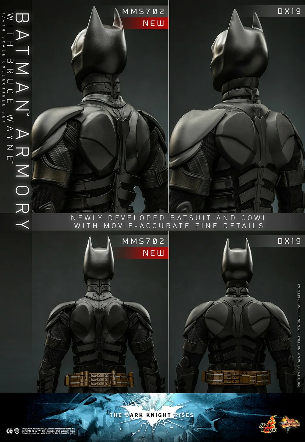 HOT TOYS - Dc Comics - Batman Armory with Bruce Wayne 1:6 Action Doll Set  MMS702 - Image 6
