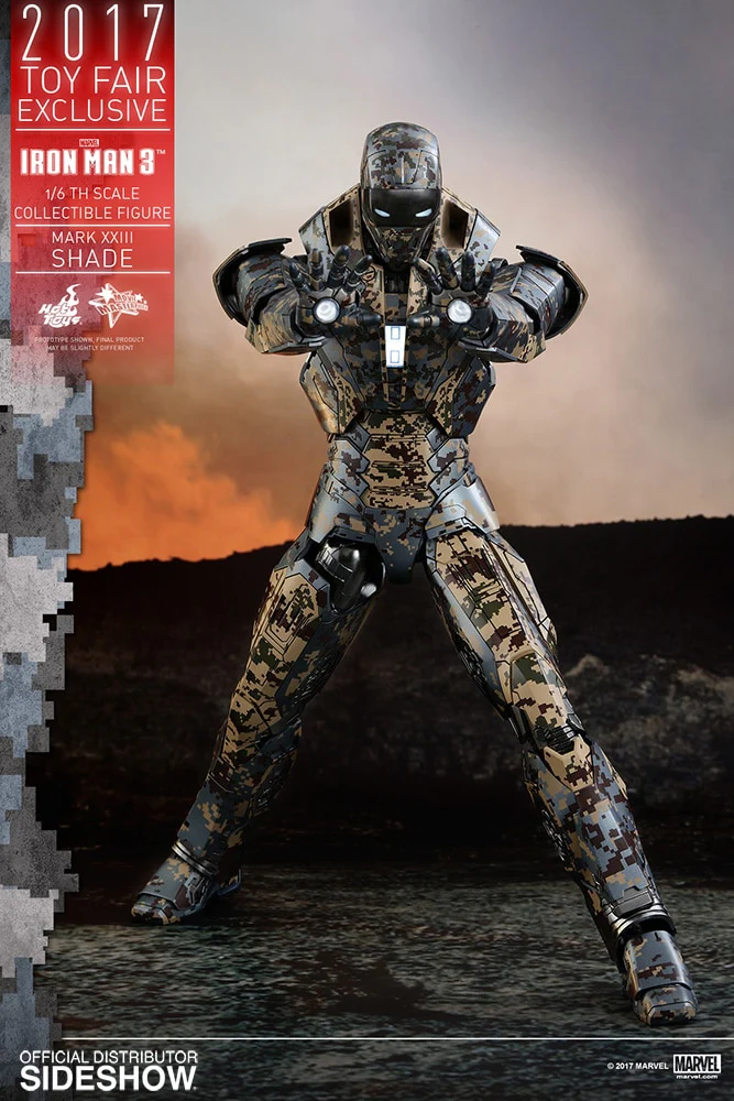 HOT TOYS - Marvel - Iron Man 3 - Iron Man Mark XXIII - Shades - Toy Fair EXCLUSIVE 2017 - Movie Masterpiece 1:6 Action Doll MMS415 - Image 6