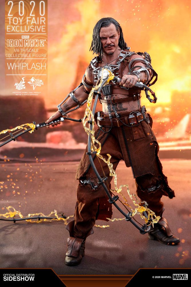 HOT TOYS - Marvel - Iron Man 2 Movie Masterpiece 1:6 Action Doll Whiplash 2020 Toy Fair EXCLUSIVE MMS569 - Image 14