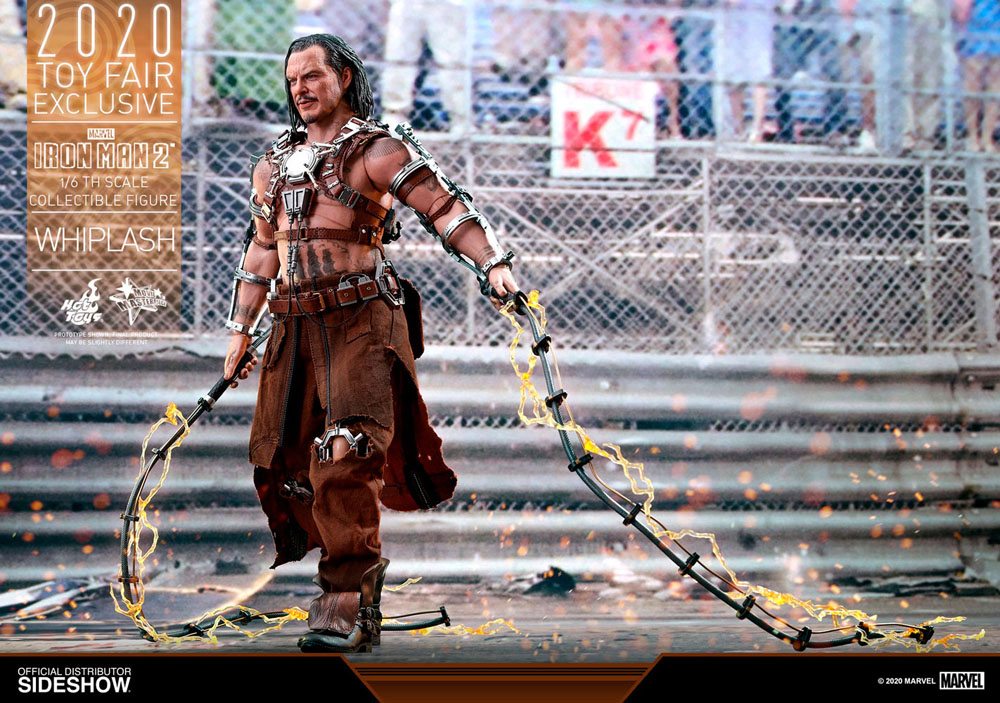 HOT TOYS - Marvel - Iron Man 2 Movie Masterpiece 1:6 Action Doll Whiplash 2020 Toy Fair EXCLUSIVE MMS569 - Image 18
