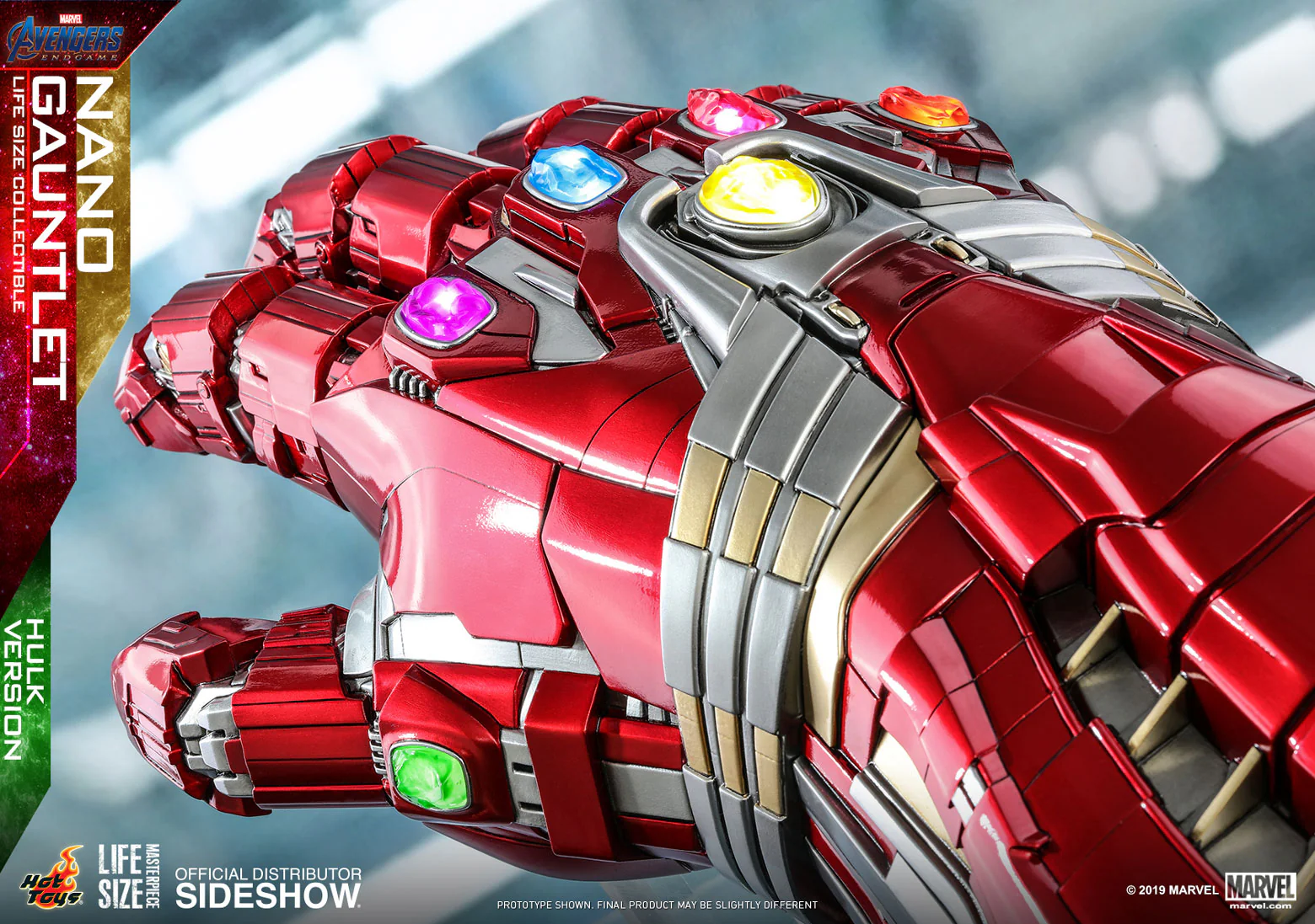 HOT TOYS - Marvel - Avengers Endgame - Hulk Ver Nano Gauntlet - Life-Size Replica LMS008 - Image 6