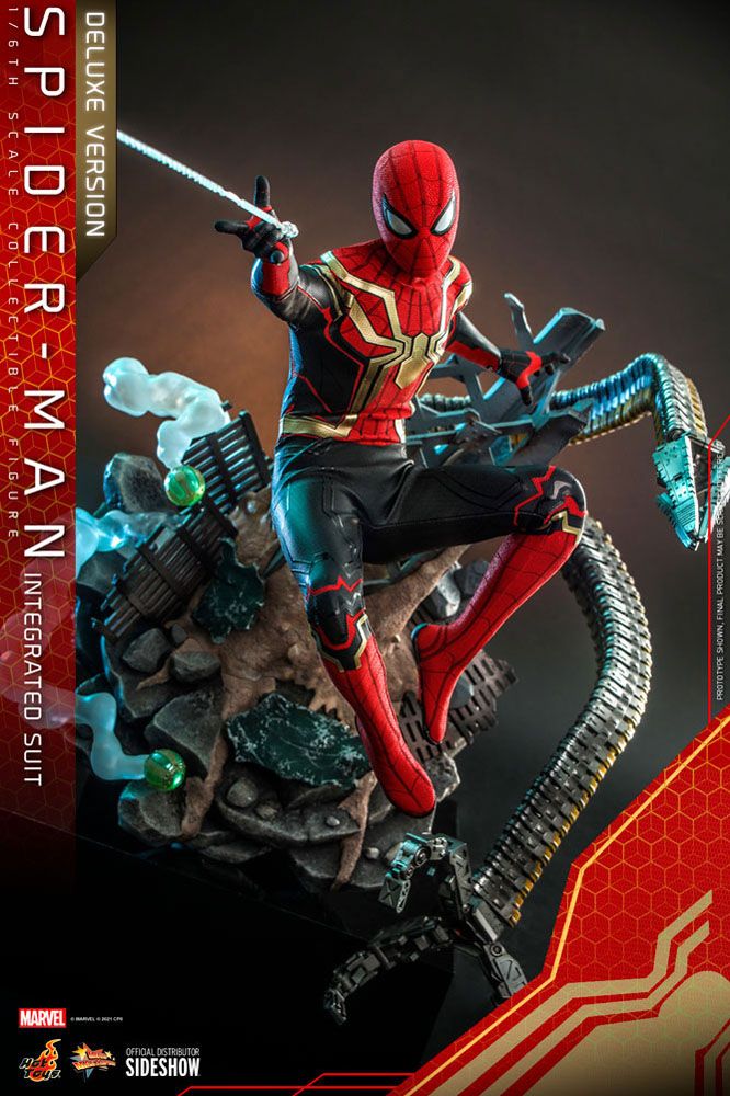 HOT TOYS - Marvel - Spider-Man Far from Home Movie Masterpiece 1:6 Action Doll Spider-Man (Integrated Suit) DeLuxe Ver MMS624 - Image 17