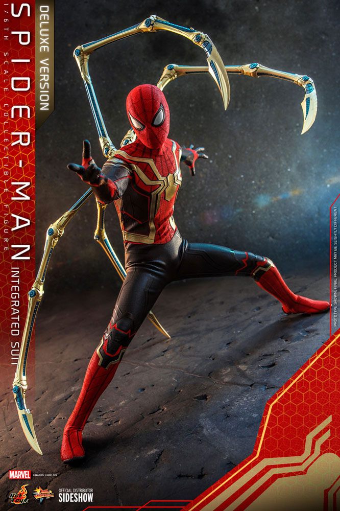HOT TOYS - Marvel - Spider-Man Far from Home Movie Masterpiece 1:6 Action Doll Spider-Man (Integrated Suit) DeLuxe Ver MMS624 - Image 18