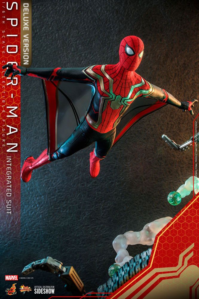 HOT TOYS - Marvel - Spider-Man Far from Home Movie Masterpiece 1:6 Action Doll Spider-Man (Integrated Suit) DeLuxe Ver MMS624 - Image 20