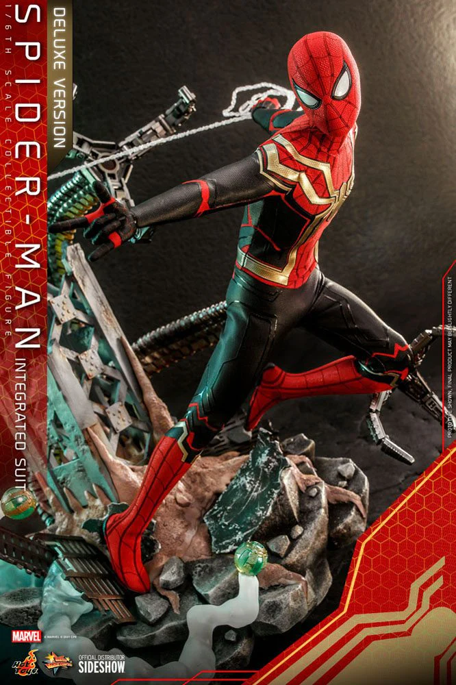 HOT TOYS - Marvel - Spider-Man Far from Home Movie Masterpiece 1:6 Action Doll Spider-Man (Integrated Suit) DeLuxe Ver MMS624 - Image 22