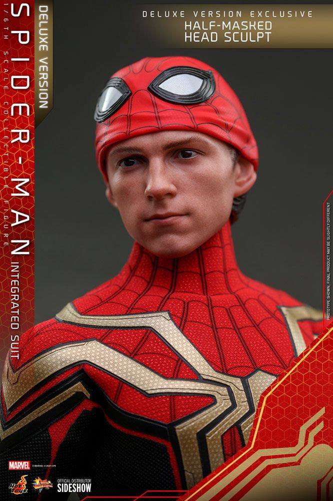 HOT TOYS - Marvel - Spider-Man Far from Home Movie Masterpiece 1:6 Action Doll Spider-Man (Integrated Suit) DeLuxe Ver MMS624 - Image 5