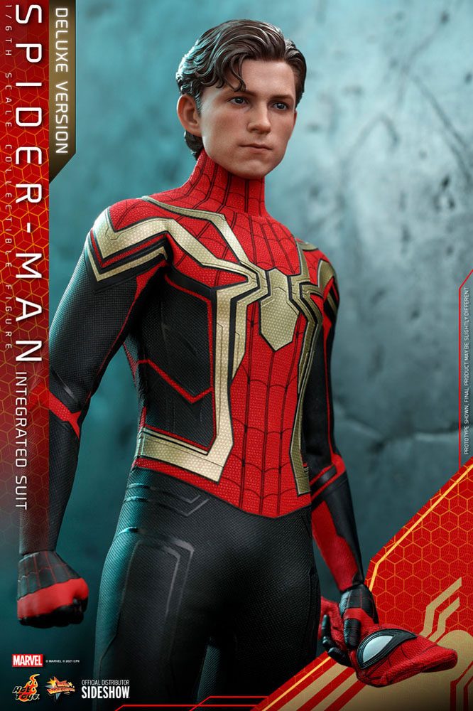 HOT TOYS - Marvel - Spider-Man Far from Home Movie Masterpiece 1:6 Action Doll Spider-Man (Integrated Suit) DeLuxe Ver MMS624 - Image 7