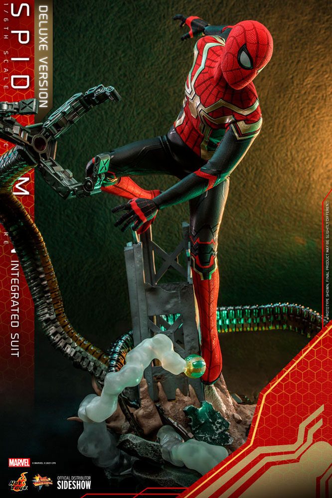 HOT TOYS - Marvel - Spider-Man Far from Home Movie Masterpiece 1:6 Action Doll Spider-Man (Integrated Suit) DeLuxe Ver MMS624 - Image 8