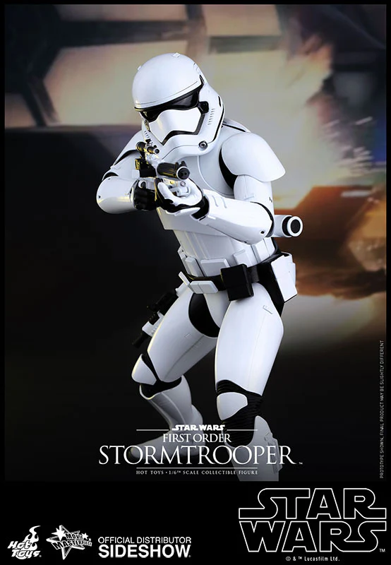HOT TOYS - Star Wars - Episode VII The Force Awakens - First Order Stormtrooper - Movie Masterpiece 1:6 Action Doll MMS317 - Image 5