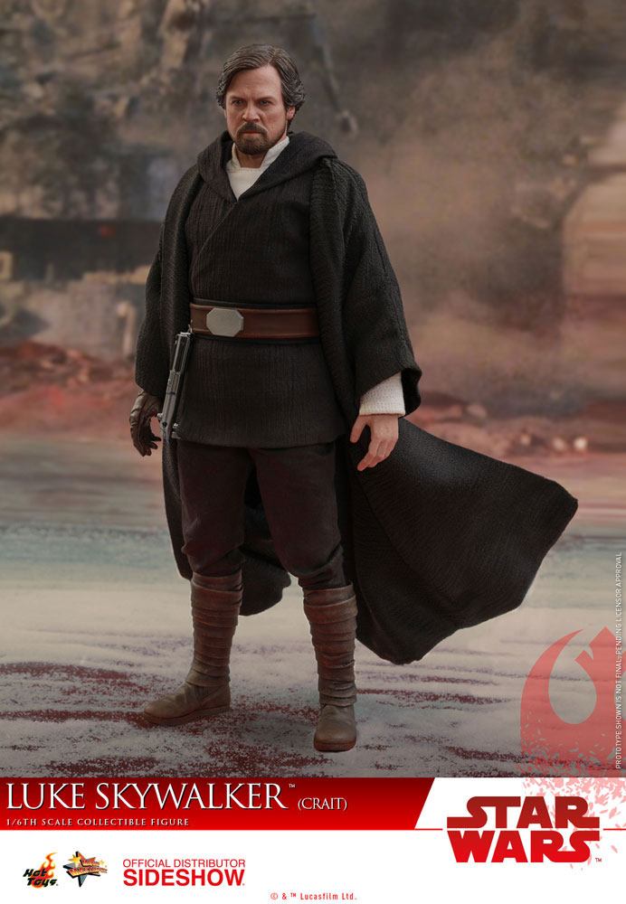 HOT TOYS - Star Wars - Episode VIII The Last Jedi - Luke Skywalker Crait - Movie Masterpiece 1:6 Action Doll MMS507 - Image 3