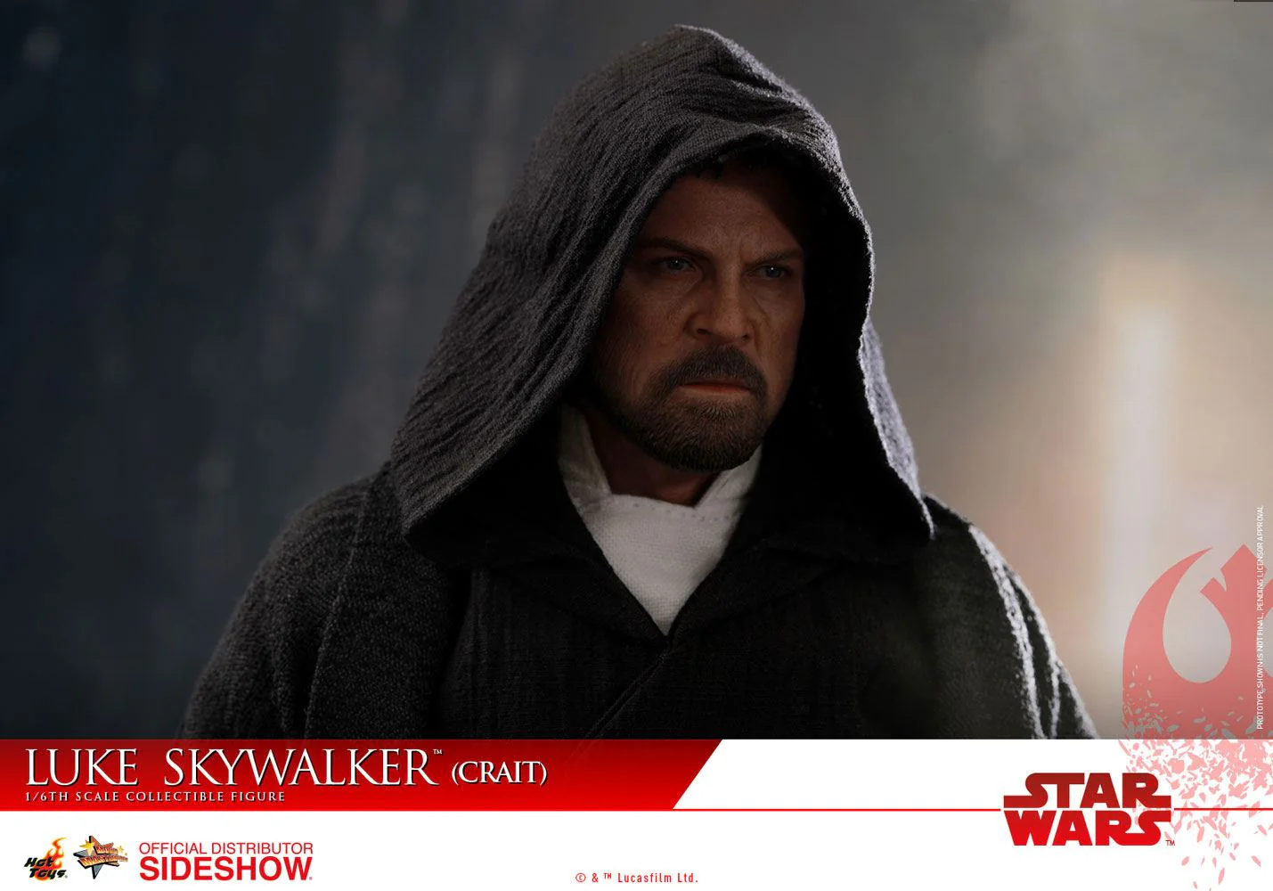 HOT TOYS - Star Wars - Episode VIII The Last Jedi - Luke Skywalker Crait - Movie Masterpiece 1:6 Action Doll MMS507 - Image 7