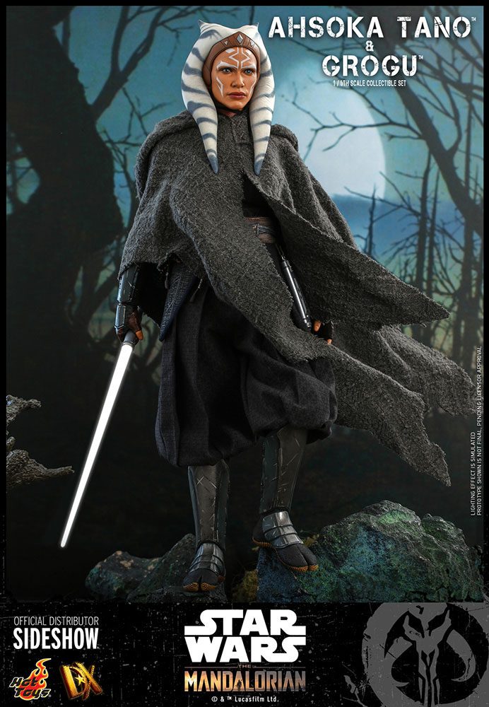 HOT TOYS - Star Wars The Mandalorian 1:6 Action Doll 2 Pack Ahsoka Tano & Grogu  DX21 - Image 13