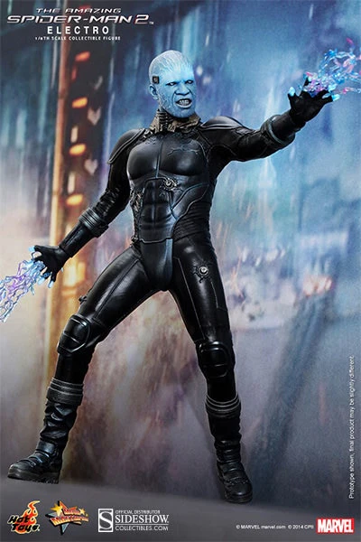 HOT TOYS - Marvel - The Amazing Spider-Man 2 Electro Movie Masterpiece 1:6 Action Doll MMS246 - Image 11