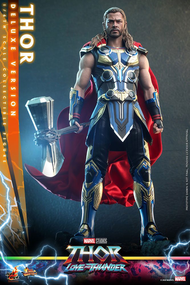 HOT TOYS - Marvel - Thor Love and Thunder Masterpiece 1:6 Action Doll Thor (DeLuxe Ver)  MMS656 - Image 8