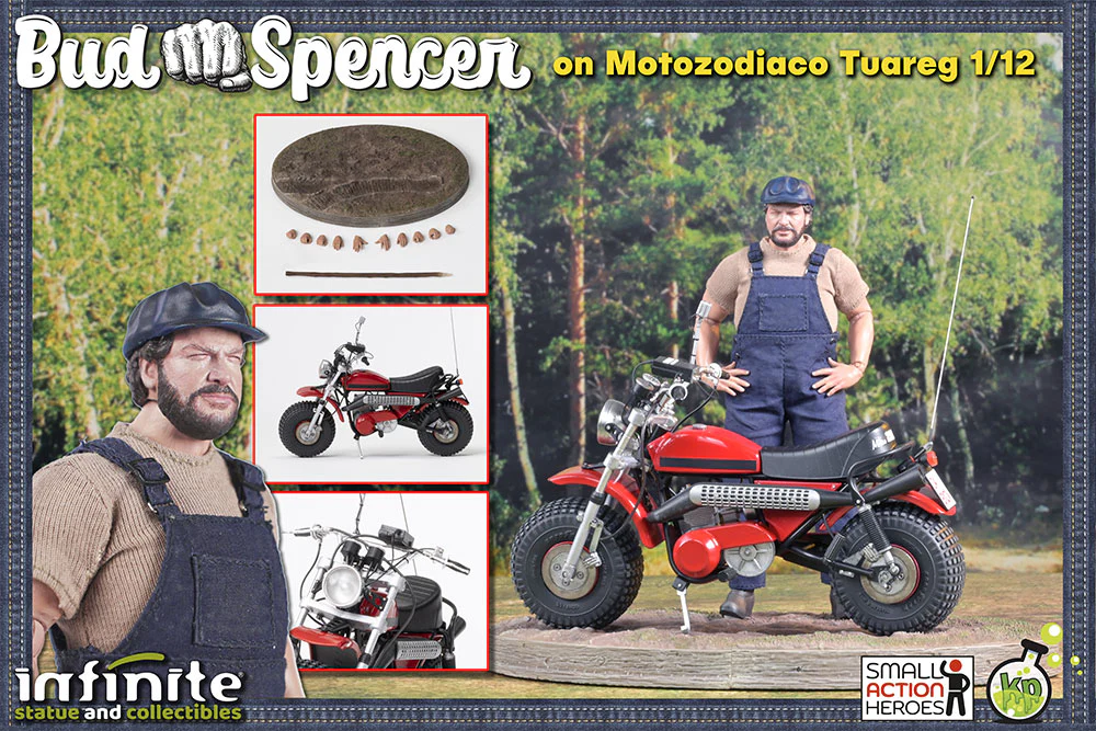 INFINITE STATUE - Bud Spencer on Tuareg Small Action Heroes 1/12 - Image 4