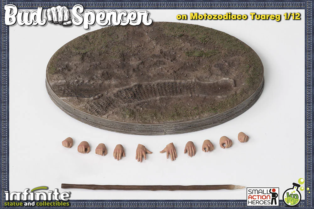 INFINITE STATUE - Bud Spencer on Tuareg Small Action Heroes 1/12 - Image 5