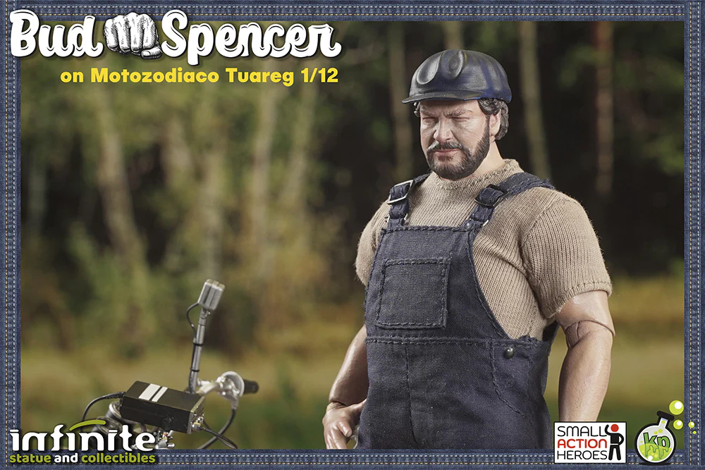 INFINITE STATUE - Bud Spencer on Tuareg Small Action Heroes 1/12 - Image 8