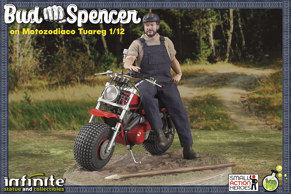 INFINITE STATUE - Bud Spencer on Tuareg Small Action Heroes 1/12 - Image 9