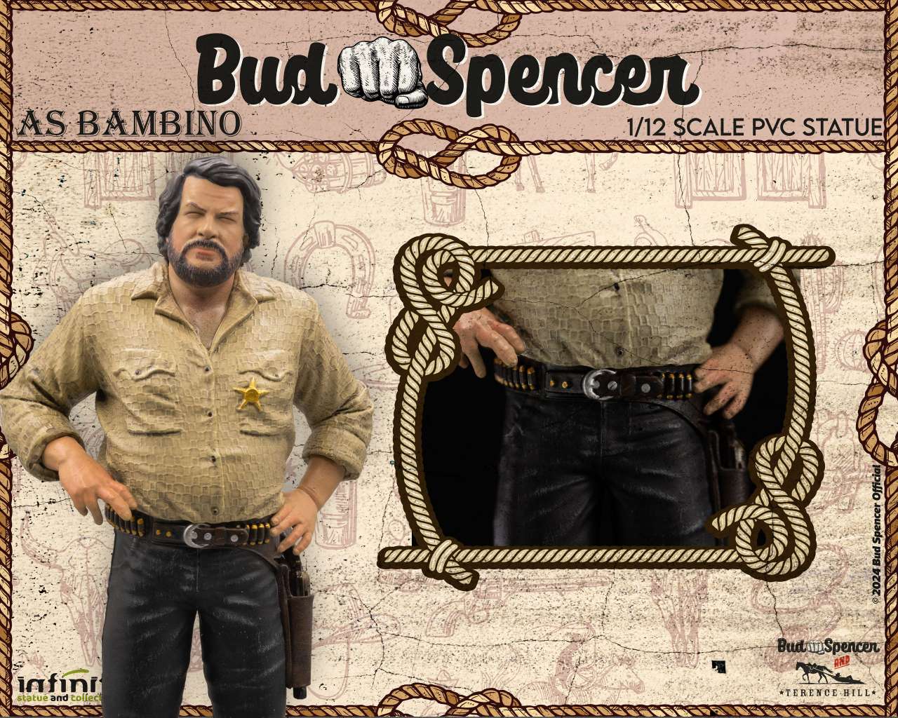 INFINITE STATUE - Bud Spencer As Bambino 1/12 pvc Statue - Image 3