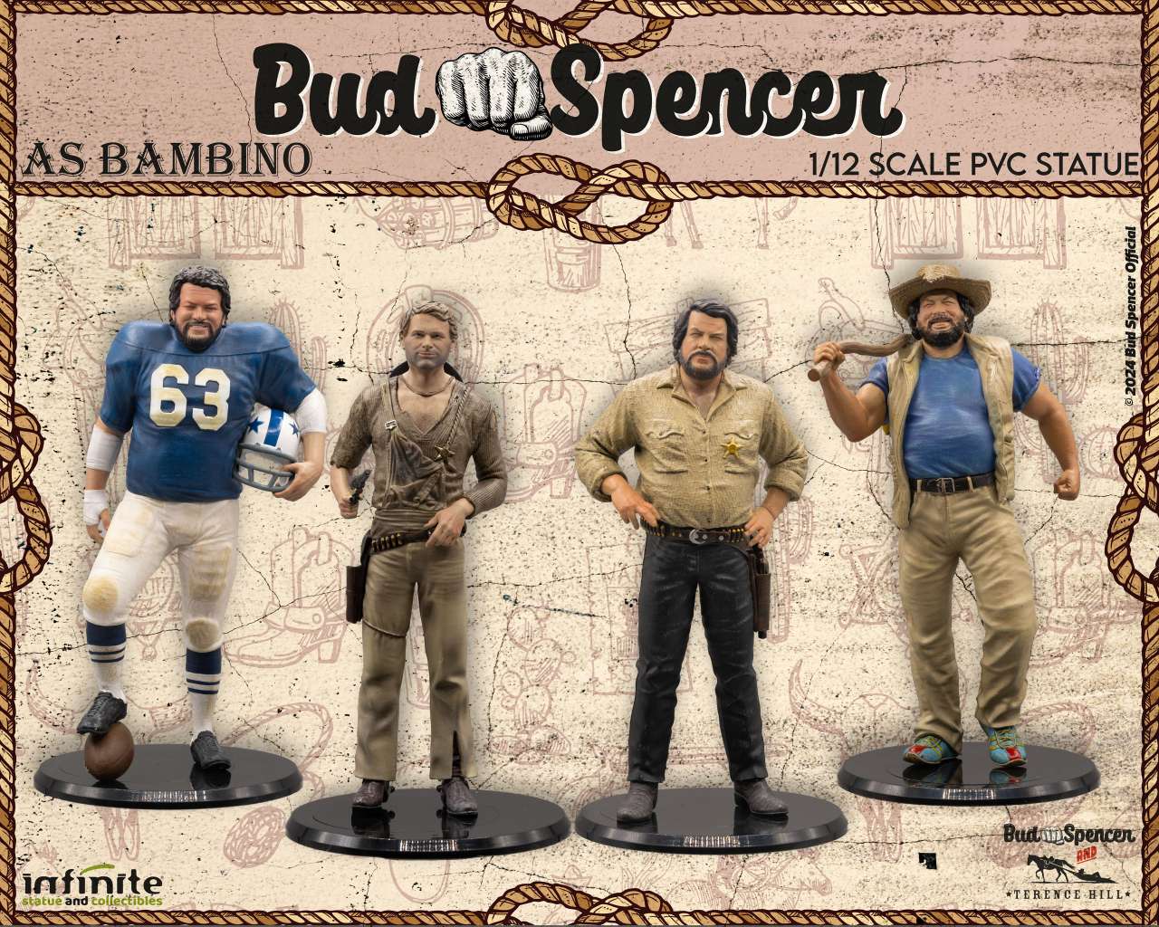 INFINITE STATUE - Bud Spencer As Bambino 1/12 pvc Statue - Image 6