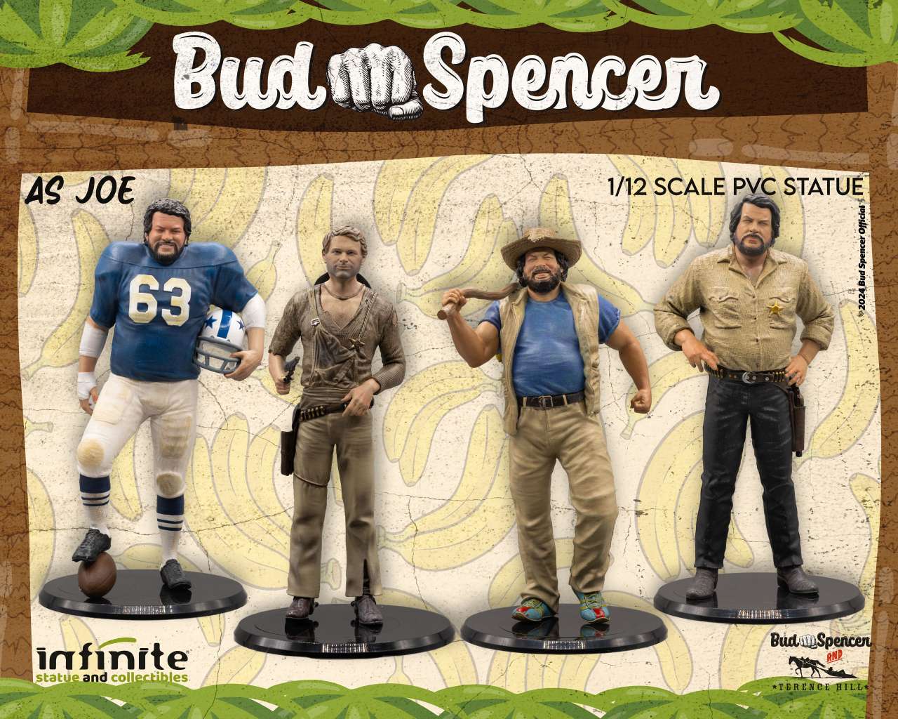 INFINITE STATUE - Bud Spencer As Joe 1/12 pvc Statue - Image 7