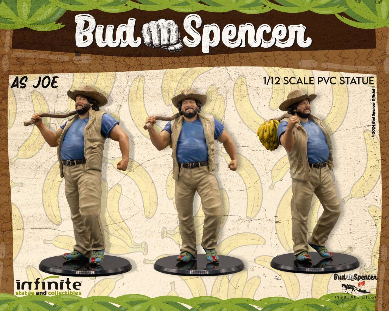 INFINITE STATUE - Bud Spencer As Joe 1/12 pvc Statue - Image 9