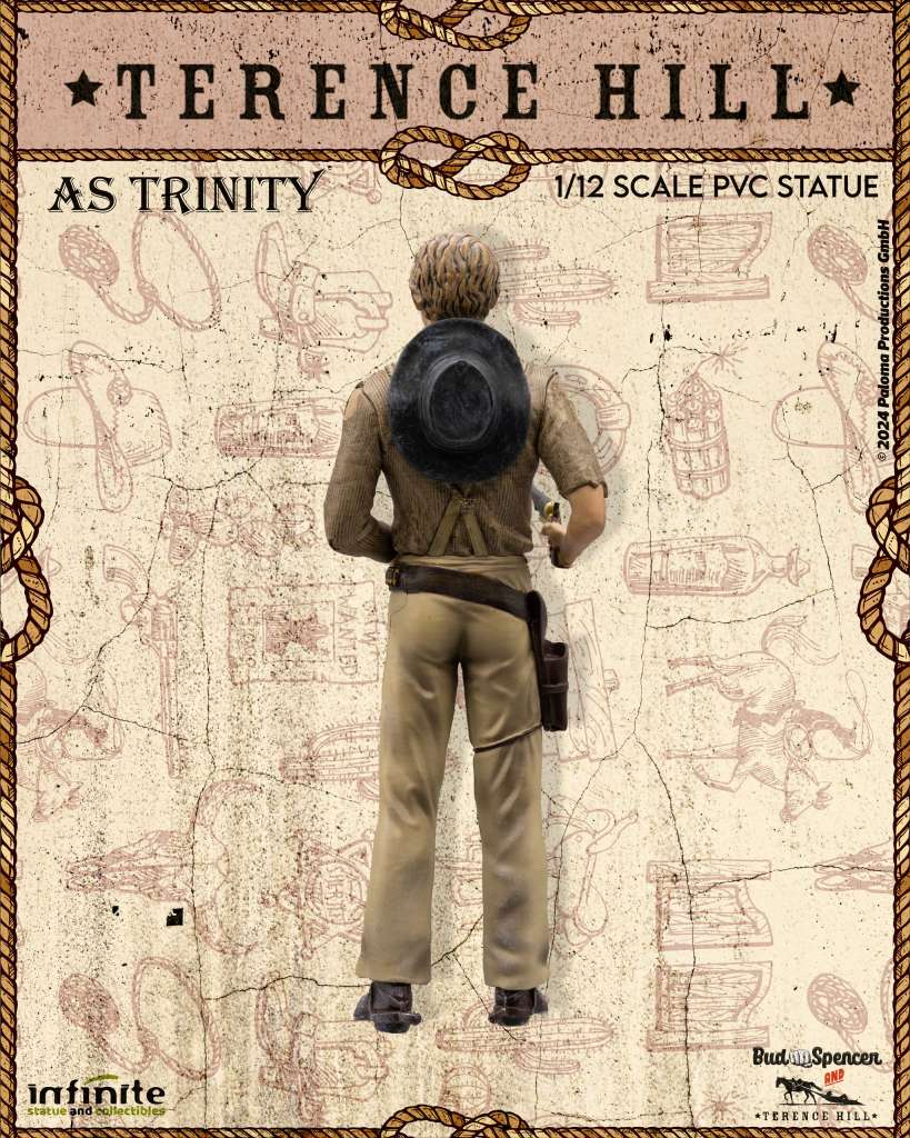 INFINITE STATUE - Terence Hill As Trinity 1/12 pvc Statue - Image 3
