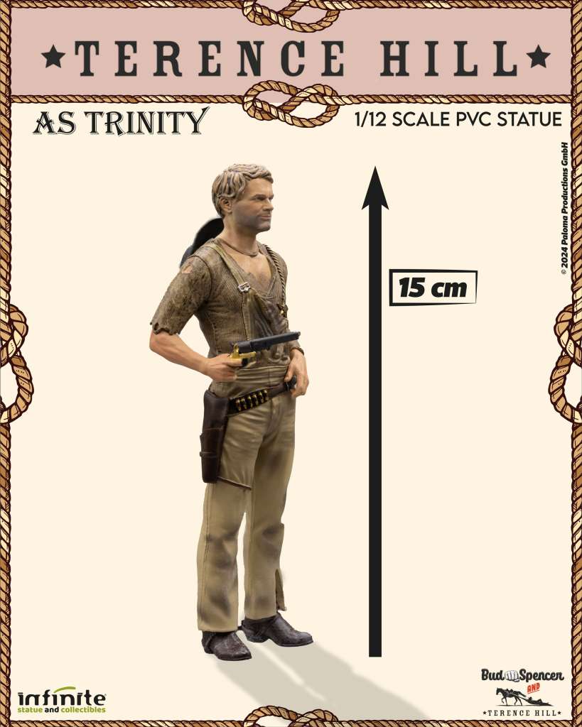INFINITE STATUE - Terence Hill As Trinity 1/12 pvc Statue - Image 5