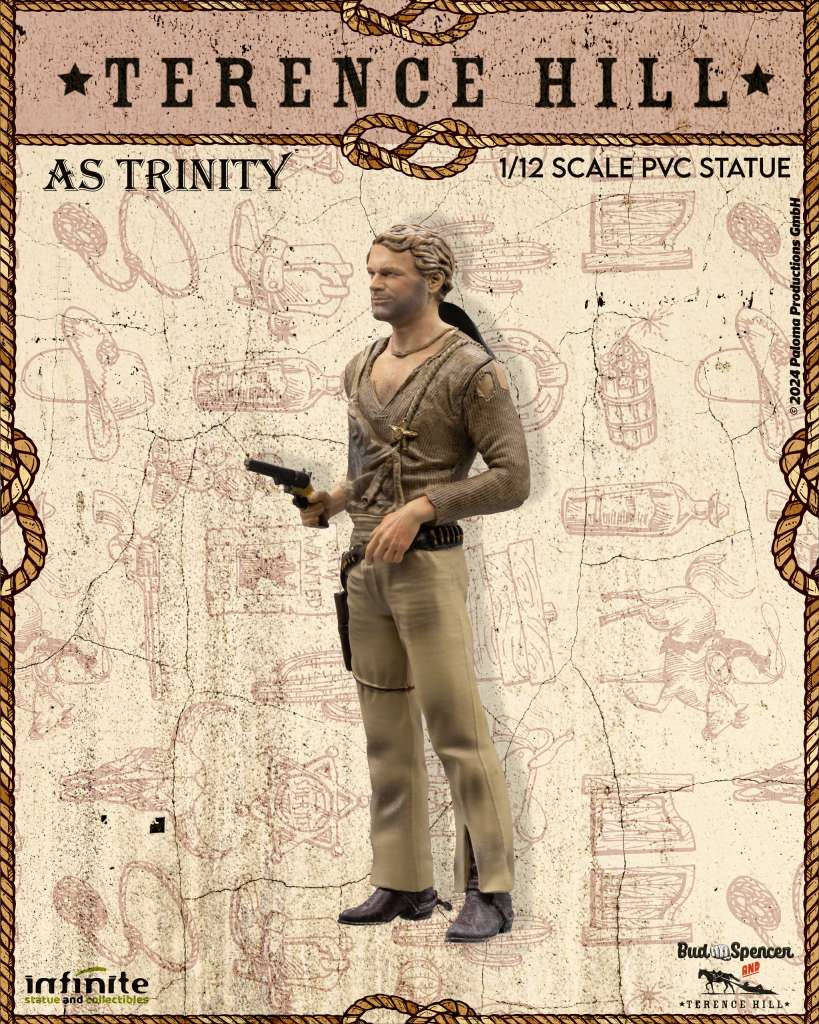 INFINITE STATUE - Terence Hill As Trinity 1/12 pvc Statue - Image 7