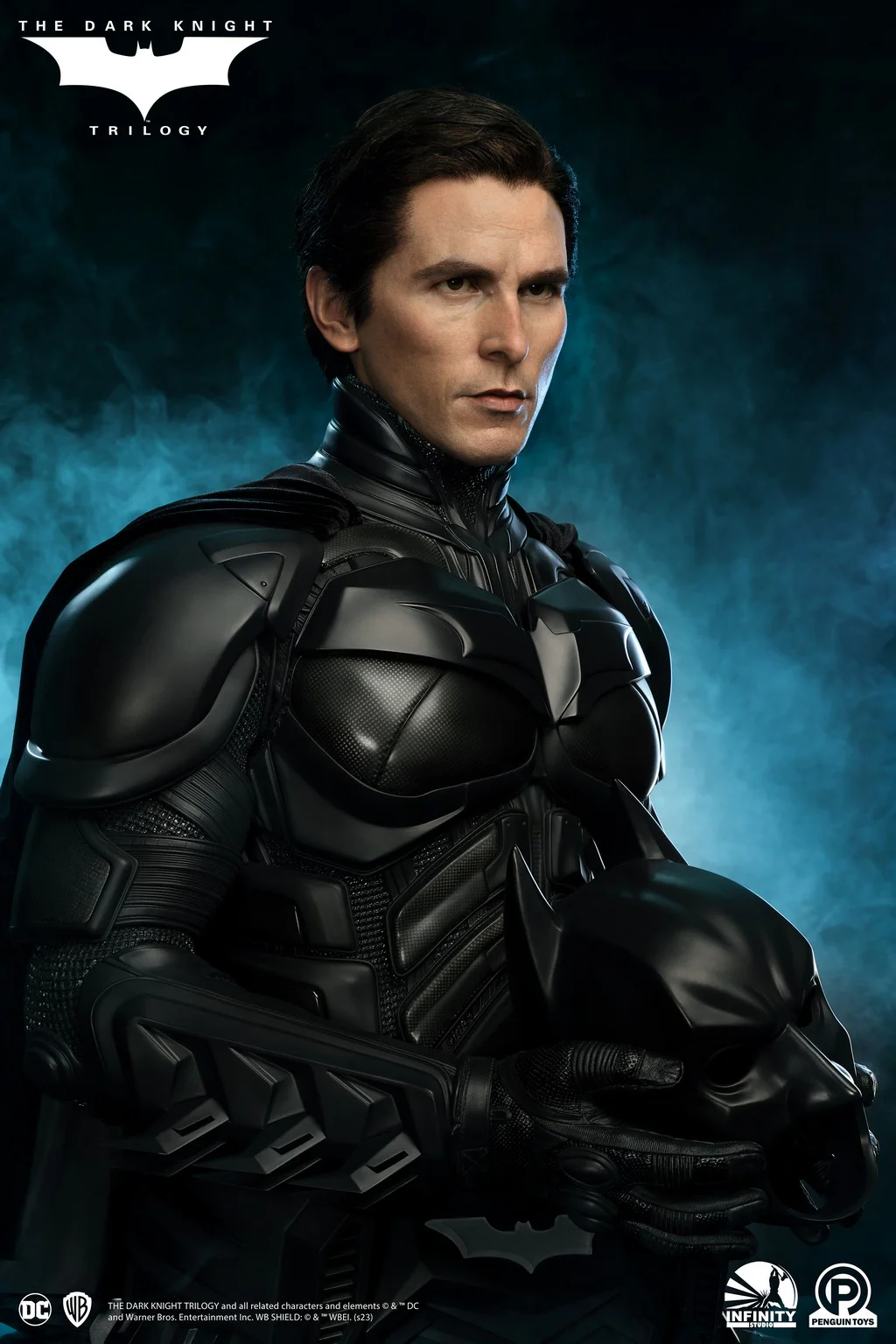 OFFERTA INFINITY STUDIO - Dc Comics - The Dark Knight Trilogy Batman 1:1 Scale Bust - Image 11