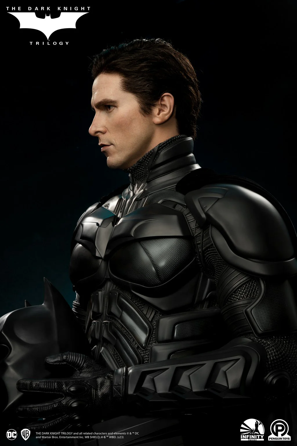 OFFERTA INFINITY STUDIO - Dc Comics - The Dark Knight Trilogy Batman 1:1 Scale Bust - Image 15