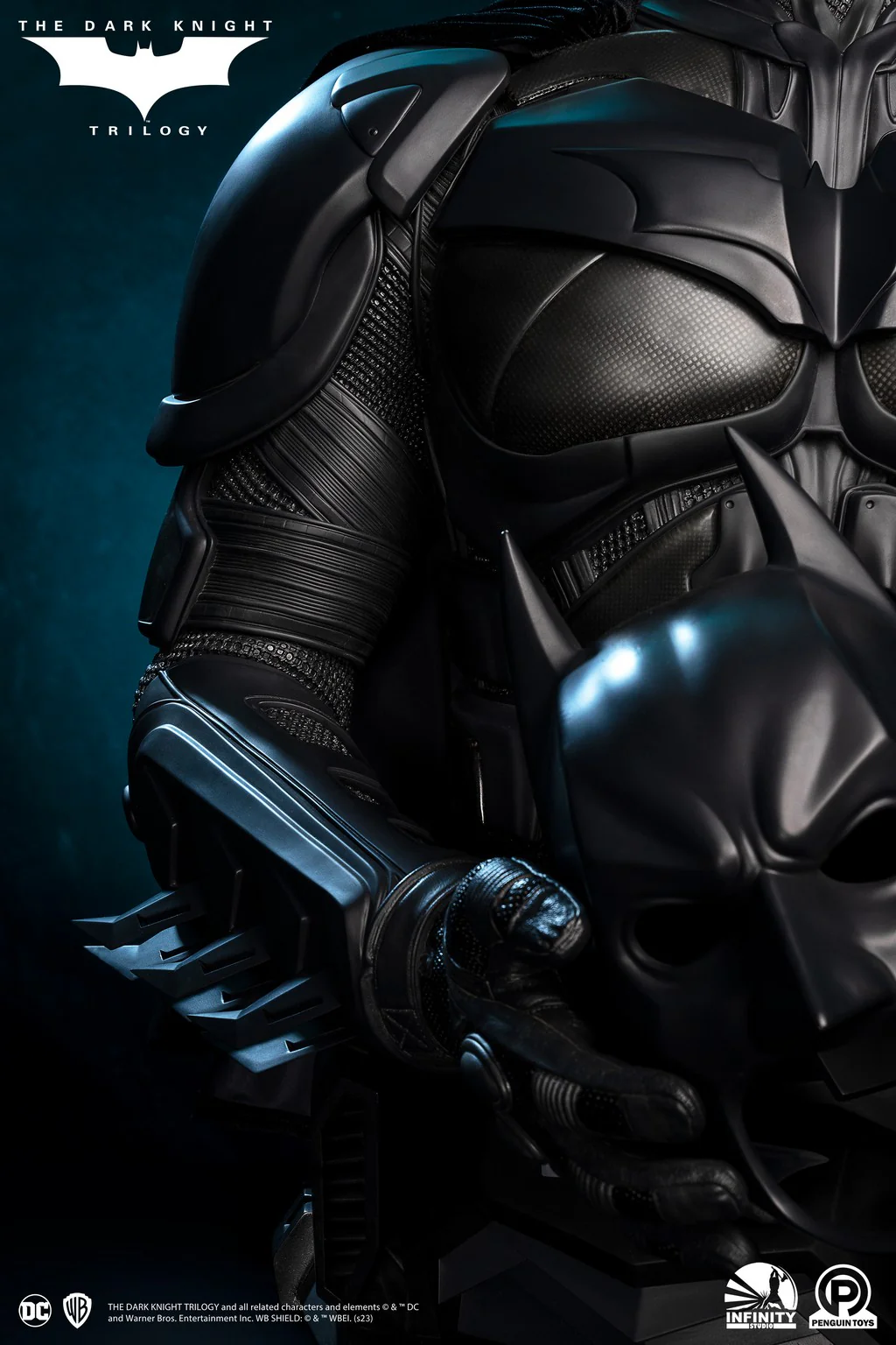 OFFERTA INFINITY STUDIO - Dc Comics - The Dark Knight Trilogy Batman 1:1 Scale Bust - Image 6