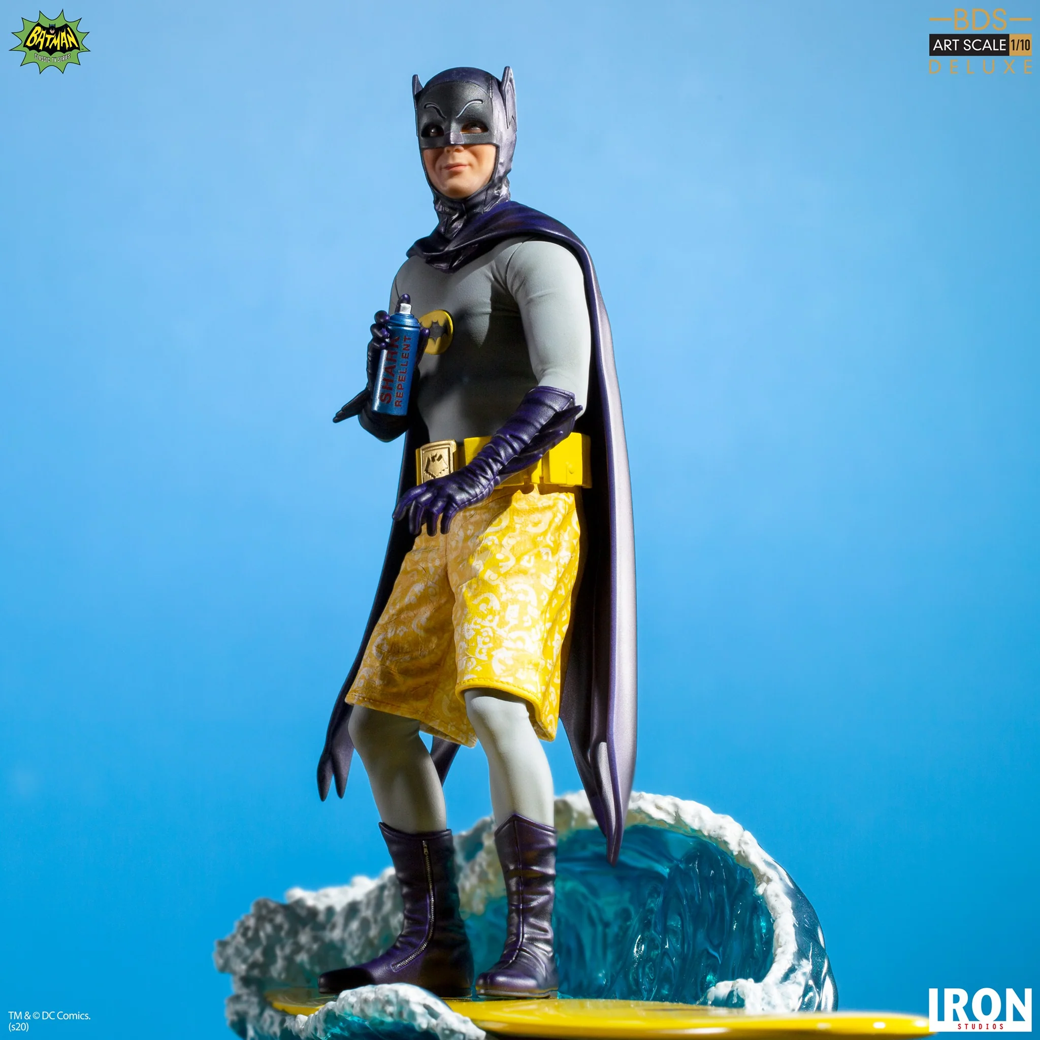 IRON STUDIO - Dc Comics - Batman 66 Batman 1:10 Statue - Image 10