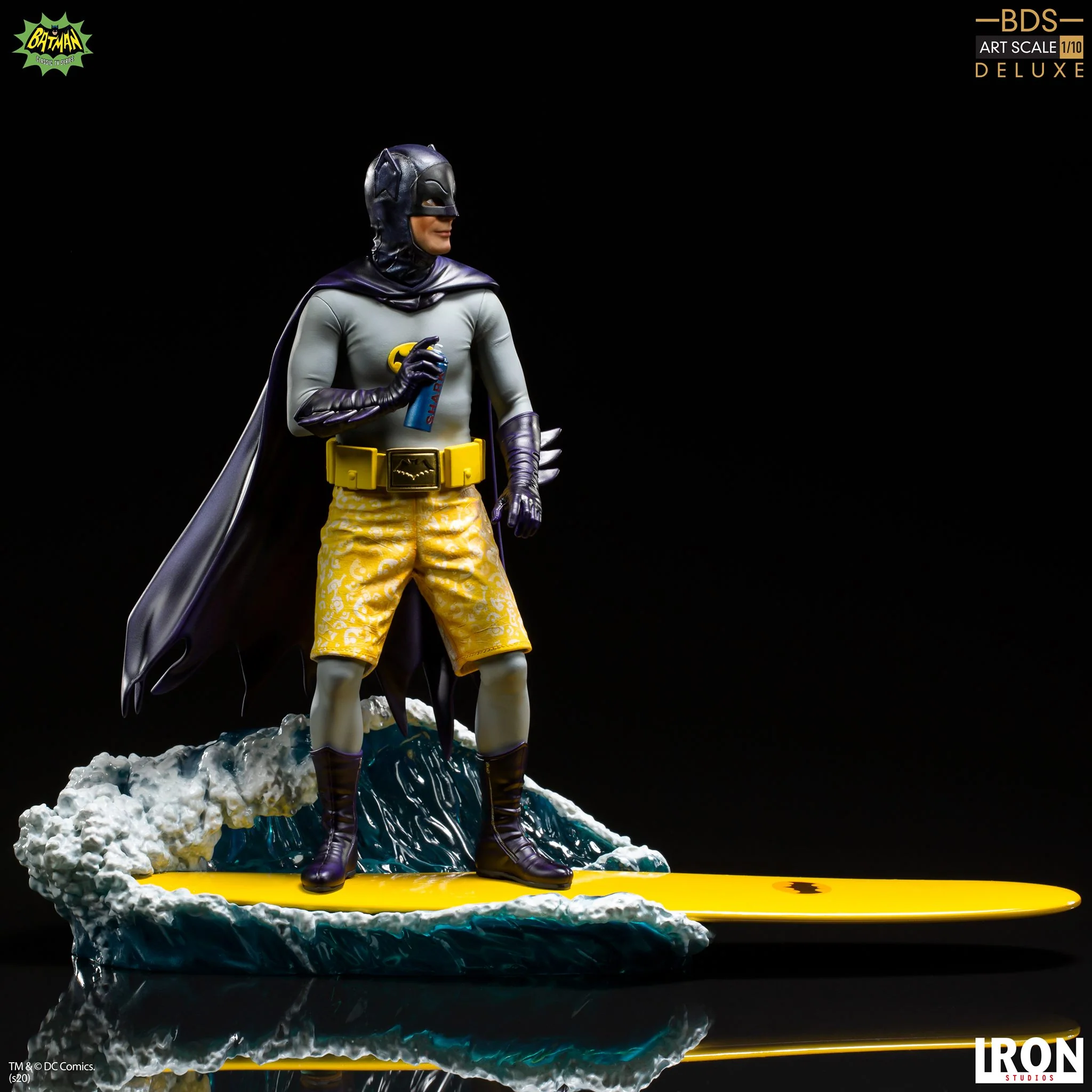 IRON STUDIO - Dc Comics - Batman 66 Batman 1:10 Statue - Image 12