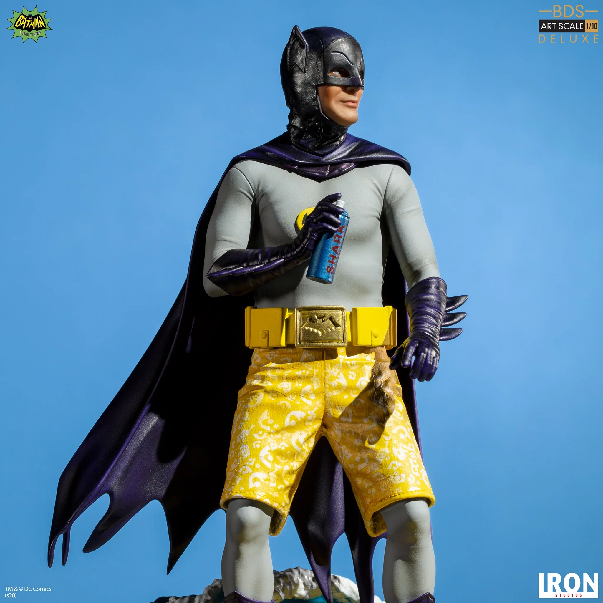 IRON STUDIO - Dc Comics - Batman 66 Batman 1:10 Statue - Image 9