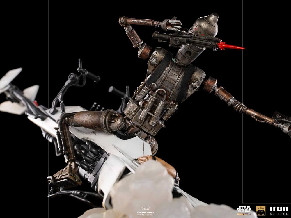 IRON STUDIO - Star Wars DeLuxe Art Scale Statue 1:10 IG-1:1 & The Child - Image 5