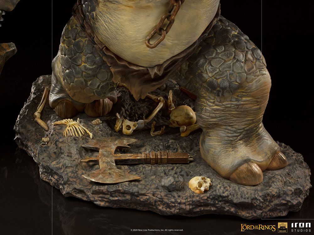 IRON STUDIO - The Lord of the Rings - DeLuxe BDS Art Scale Statue 1:10 Cave Troll - Image 10
