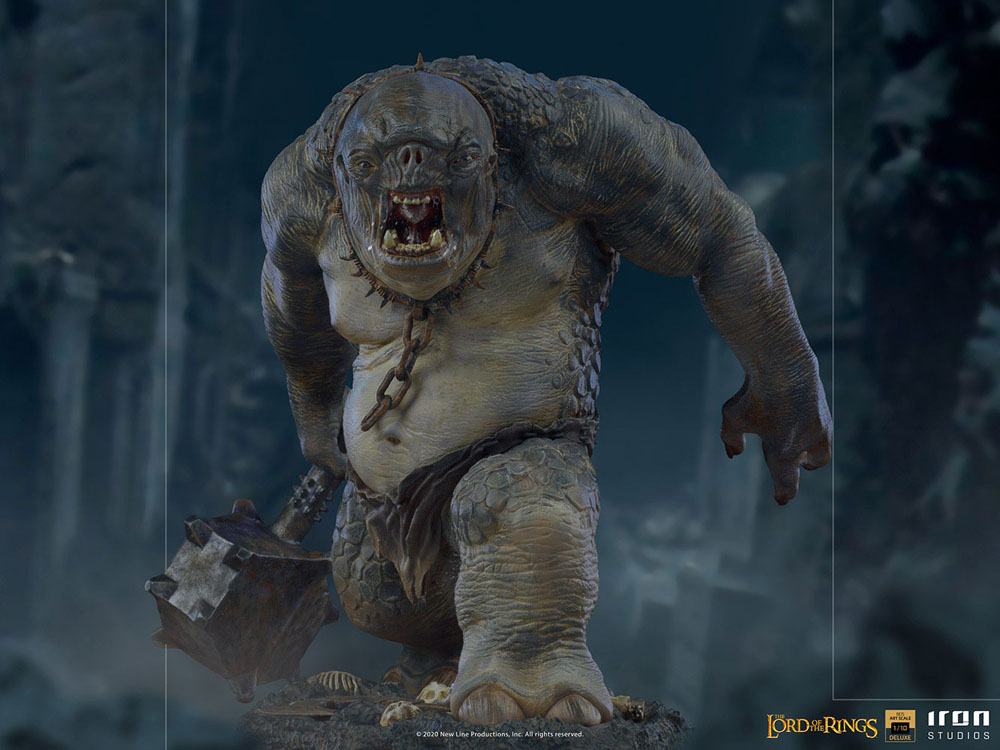 IRON STUDIO - The Lord of the Rings - DeLuxe BDS Art Scale Statue 1:10 Cave Troll - Image 13