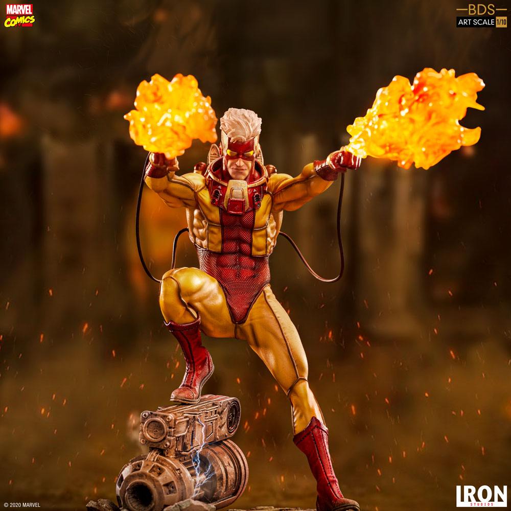 IRON STUDIO - Marvel - Comics BDS Art Scale Statue 1:10 Pyro - Image 10